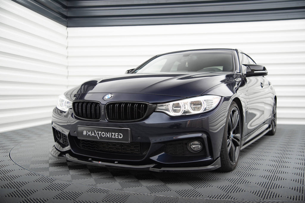 MAXTON DESIGN FRONT SPLITTER V.6 BMW 4 COUPE / GRAN COUPE / CABRIO M-PACK F32 / F36 / F33