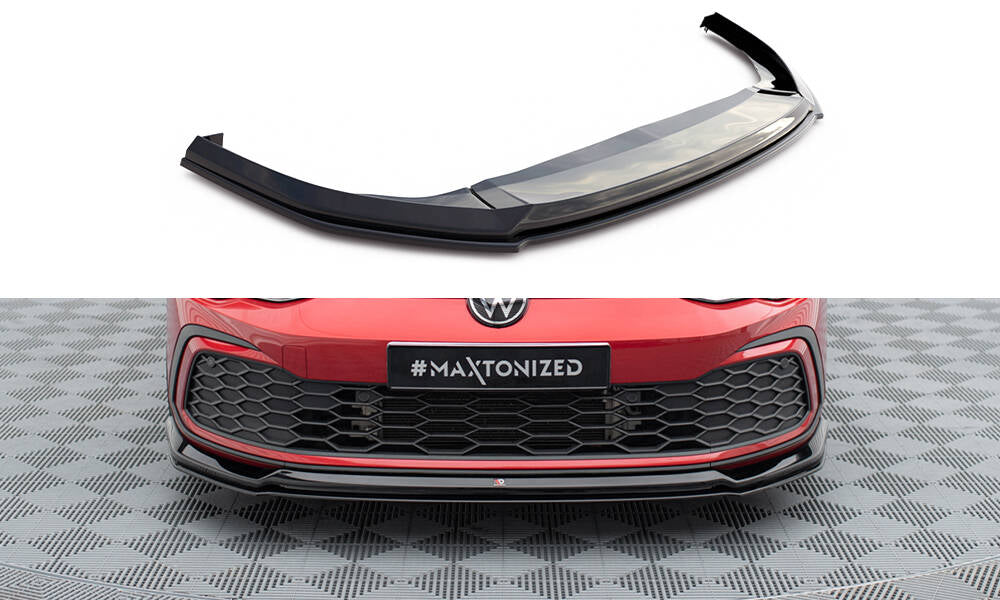 MAXTON DESIGN FRONT SPLITTER V.6 VOLKSWAGEN GOLF GTI / GTE / R-LINE MK8