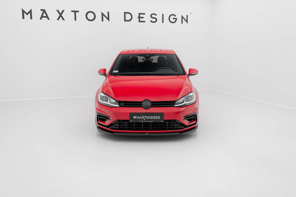 MAXTON DESIGN FRONT SPLITTER V.6 VW GOLF 7 R FACELIFT