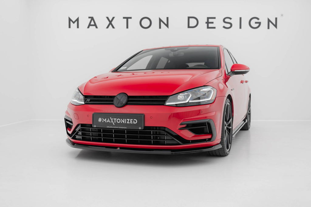 MAXTON DESIGN FRONT SPLITTER V.6 VW GOLF 7 R FACELIFT