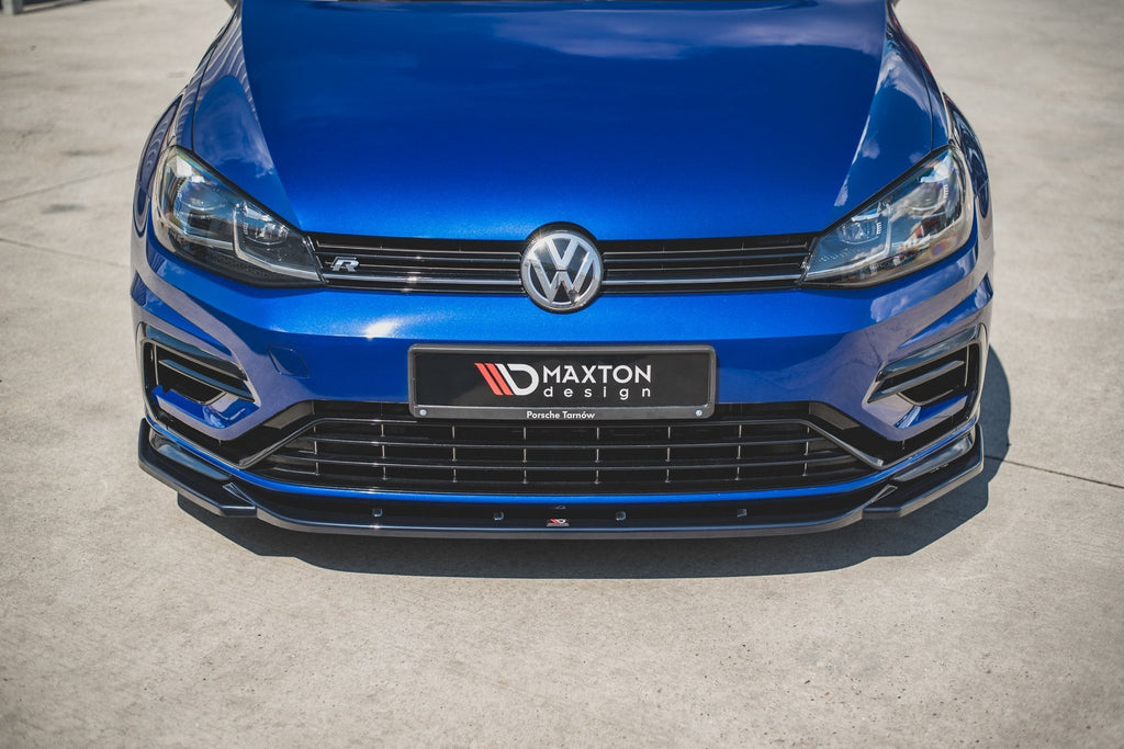 MAXTON DESIGN FRONT SPLITTER V.9 VW GOLF 7 R FACELIFT