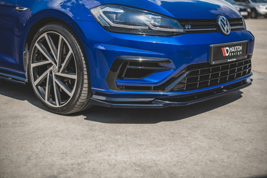 MAXTON DESIGN FRONT SPLITTER V.9 VW GOLF 7 R FACELIFT