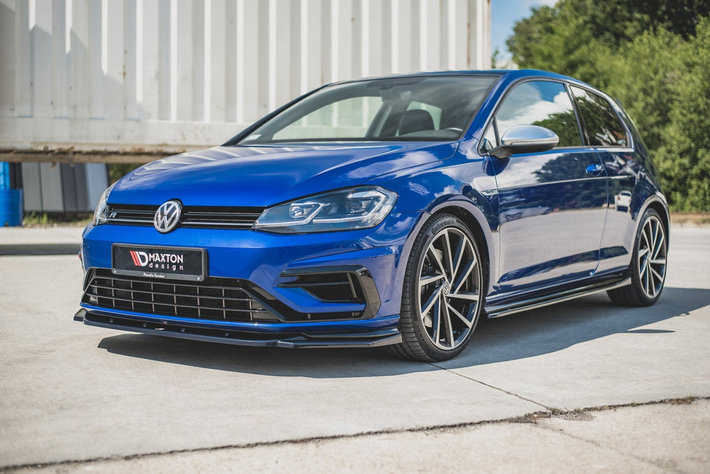 MAXTON DESIGN FRONT SPLITTER V.9 VW GOLF 7 R FACELIFT