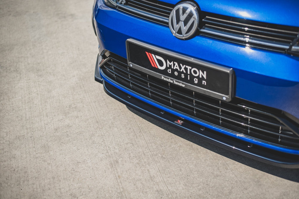 MAXTON DESIGN FRONT SPLITTER V.9 VW GOLF 7 R FACELIFT