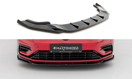 MAXTON DESIGN FRONT SPLITTER V.9 VW GOLF 7 R FACELIFT