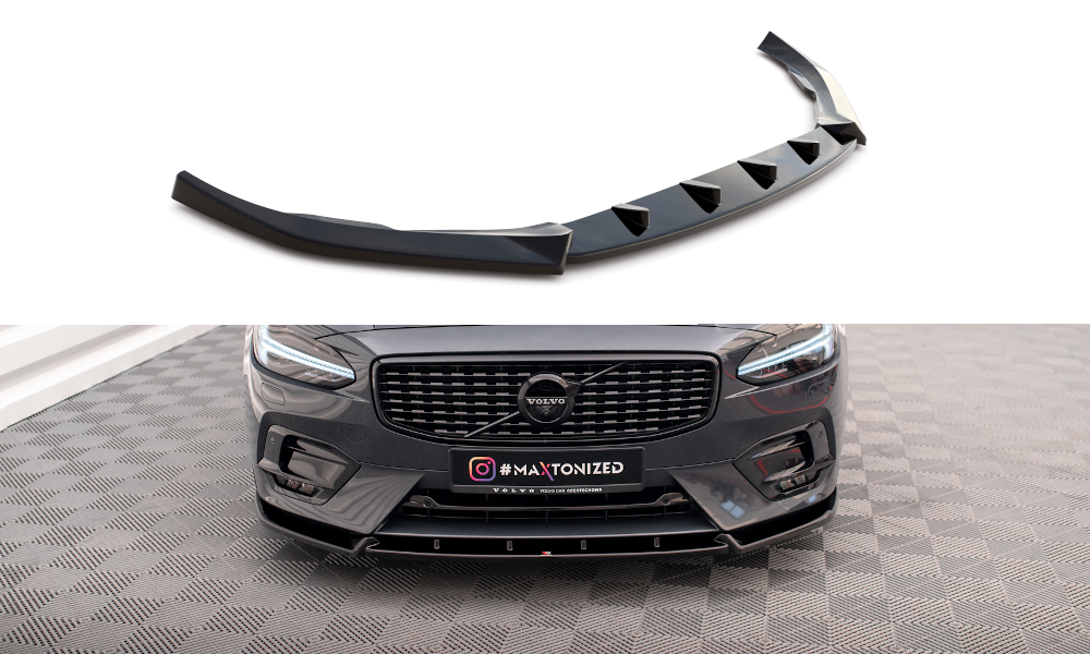 MAXTON DESIGN FRONT SPLITTER VOLVO V90 / S90 R-DESIGN MK2