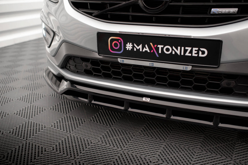 MAXTON DESIGN FRONT SPLITTER VOLVO XC60 R-DESIGN MK1 FACELIFT