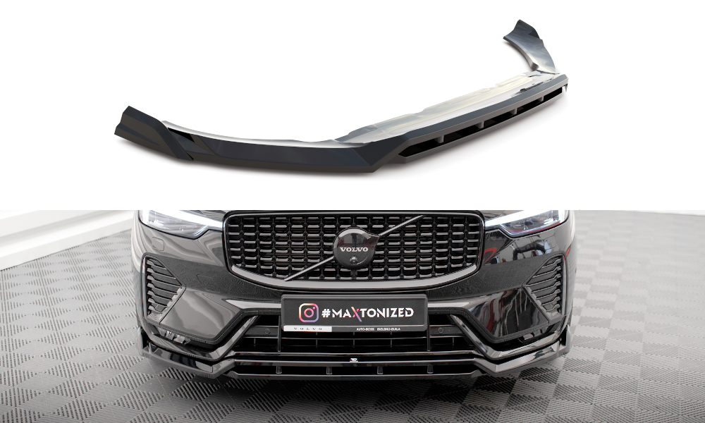 MAXTON DESIGN FRONT SPLITTER VOLVO XC60 R-DESIGN MK2 FACELIFT