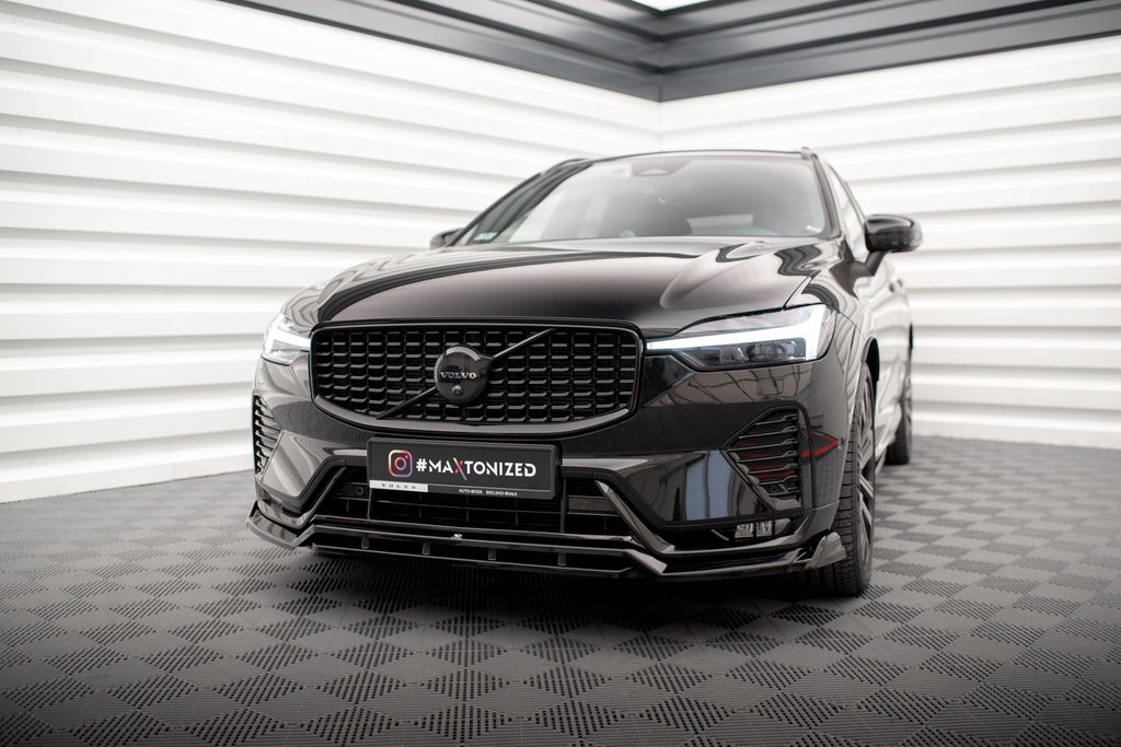 MAXTON DESIGN FRONT SPLITTER VOLVO XC60 R-DESIGN MK2 FACELIFT