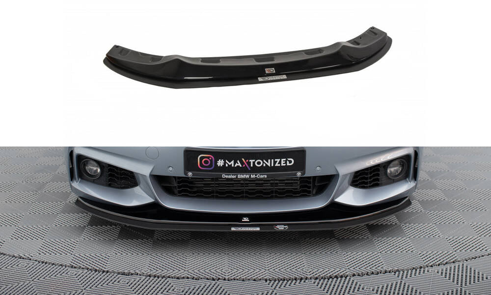 MAXTON DESIGN HYBRID FRONT SPLITTER BMW 4 F32 M-PACK (GTS-LOOK)