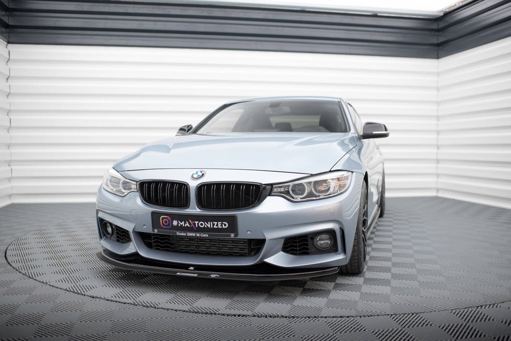 MAXTON DESIGN HYBRID FRONT SPLITTER BMW 4 F32 M-PACK (GTS-LOOK)