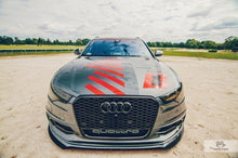 Load image into Gallery viewer, MAXTON DESIGN HYBRID FRONT SPLITTER AUDI S6 / A6 S-LINE C7