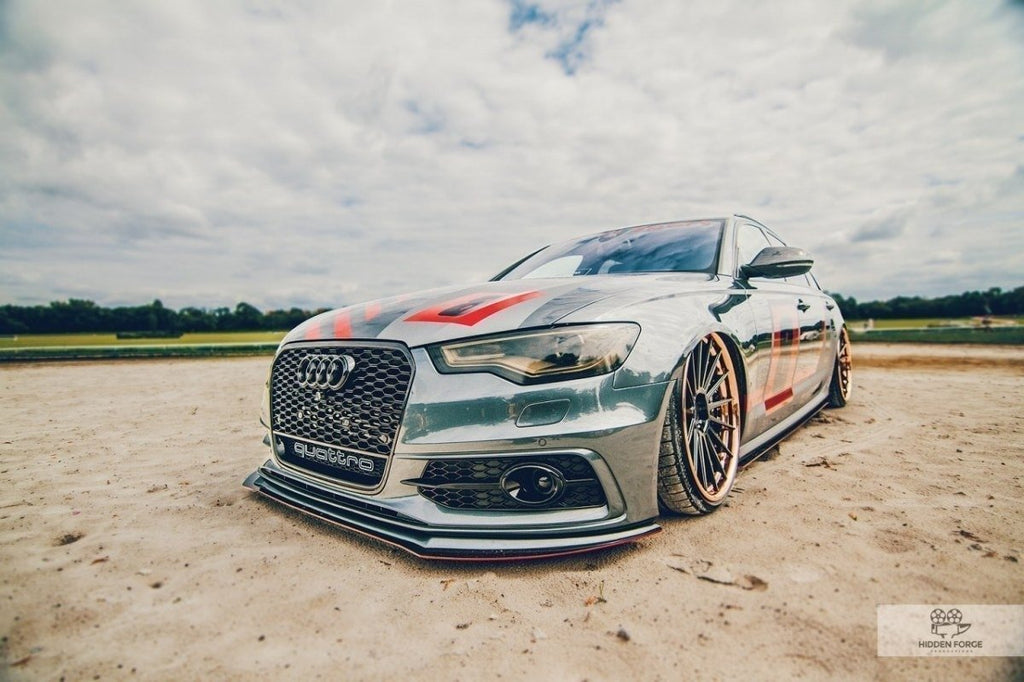 MAXTON DESIGN HYBRID FRONT SPLITTER AUDI S6 / A6 S-LINE C7