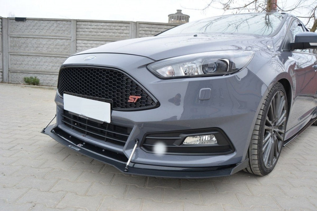 MAXTON DESIGN HYBRID FRONT SPLITTER V.2 FORD FOCUS ST MK3 FL