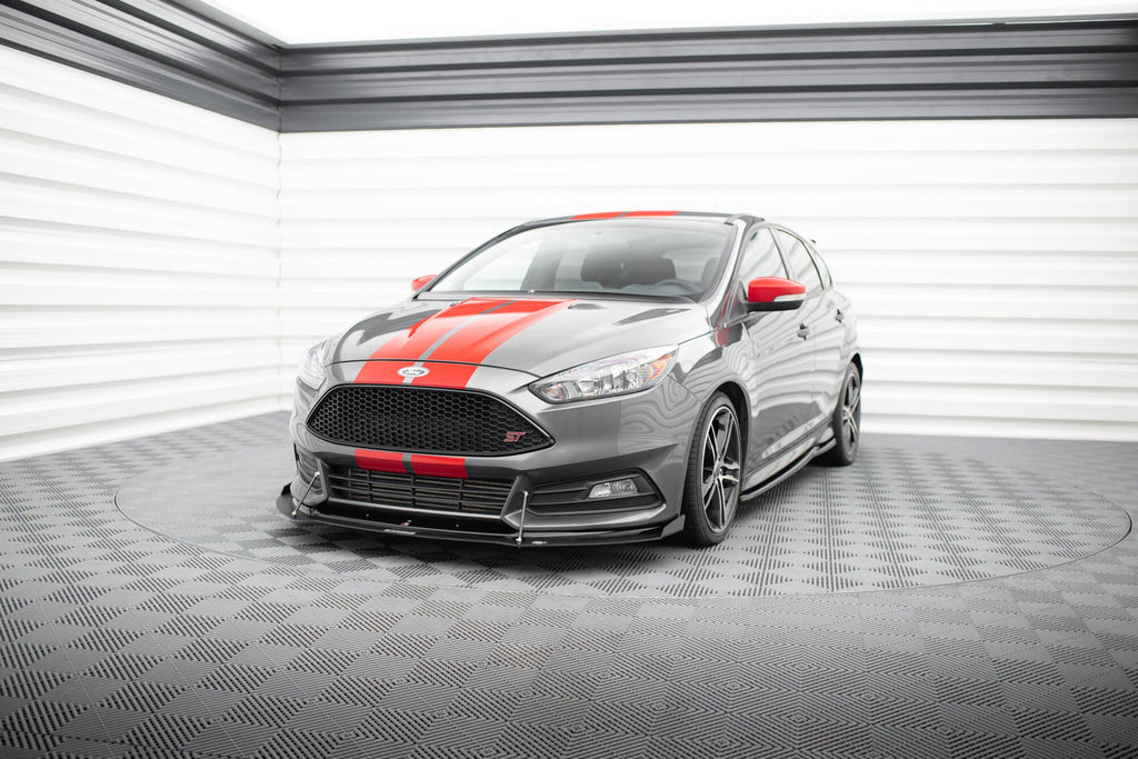 MAXTON DESIGN HYBRID FRONT SPLITTER V.2 FORD FOCUS ST MK3 FL