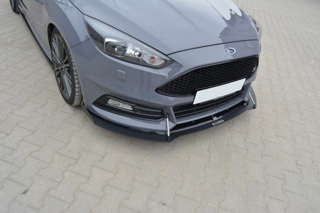 MAXTON DESIGN HYBRID FRONT SPLITTER V.2 FORD FOCUS ST MK3 FL