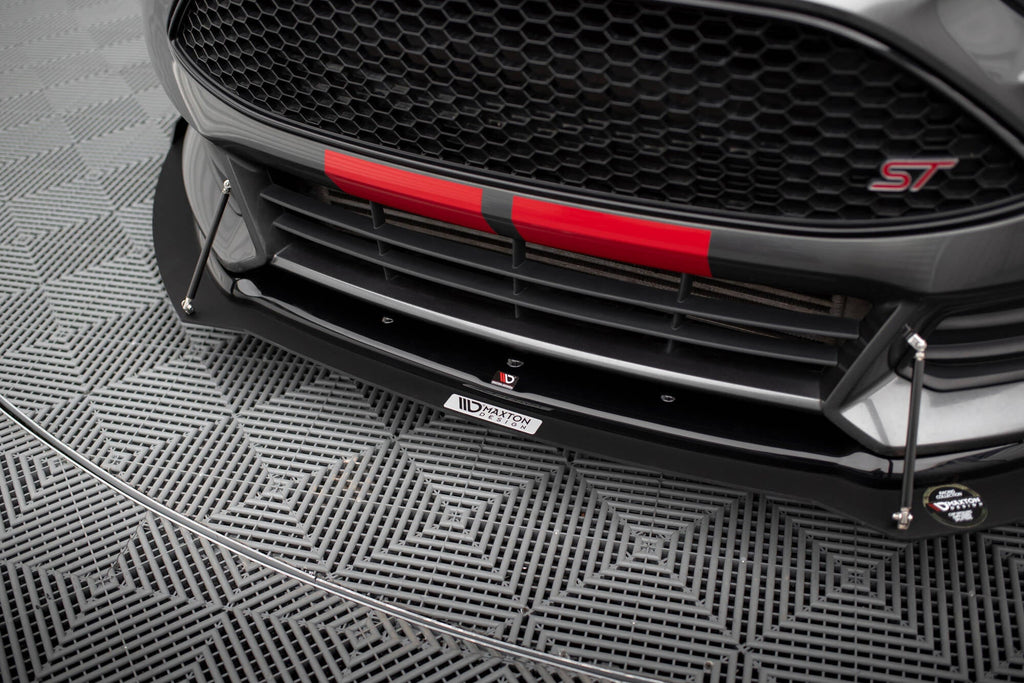 MAXTON DESIGN HYBRID FRONT SPLITTER V.2 FORD FOCUS ST MK3 FL