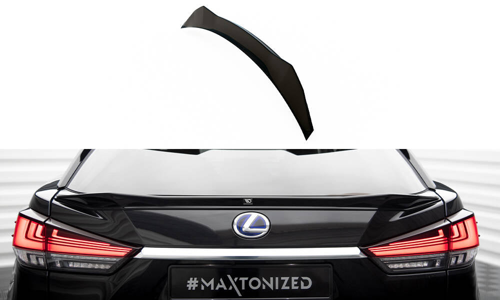 MAXTON DESIGN LOWER SPOILER CAP 3D LEXUS RX MK4 FACELIFT