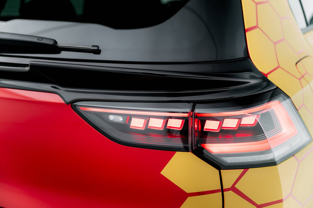 MAXTON DESIGN Lower Spoiler Cap 3D Volkswagen Golf GTI / R Mk8 / Mk8 Facelift