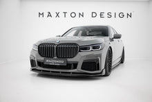 Load image into Gallery viewer, MAXTON DESIGN Carbon Fiber Front Splitter + ABS Splitter BMW 7 M-Pack G11 Facelift