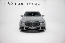 Load image into Gallery viewer, MAXTON DESIGN Carbon Fiber Front Splitter + ABS Splitter BMW 7 M-Pack G11 Facelift