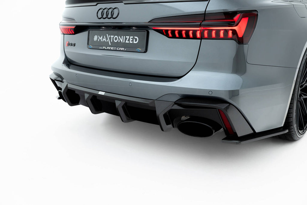 MAXTON DESIGN Carbon Fiber Rear Diffuser Audi RS6 C8