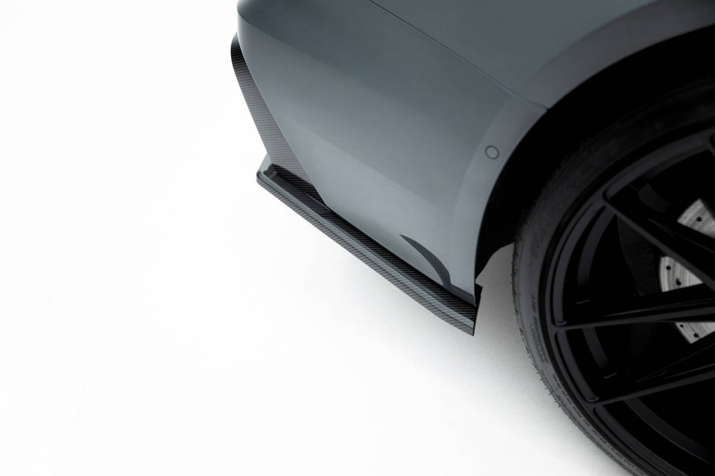 MAXTON DESIGN Carbon Fiber Rear Side Splitters Audi RS6 C8 (set for carbon fiber valance)