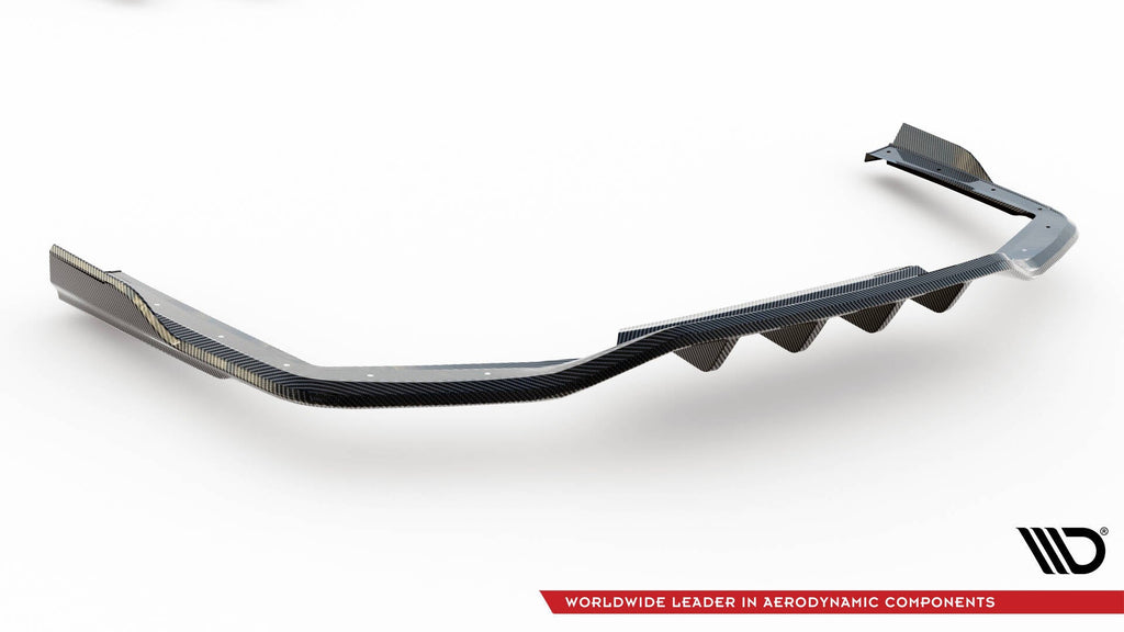MAXTON DESIGN Carbon Fiber Rear Splitter BMW 7 M-Pack G11 / G12 Facelift