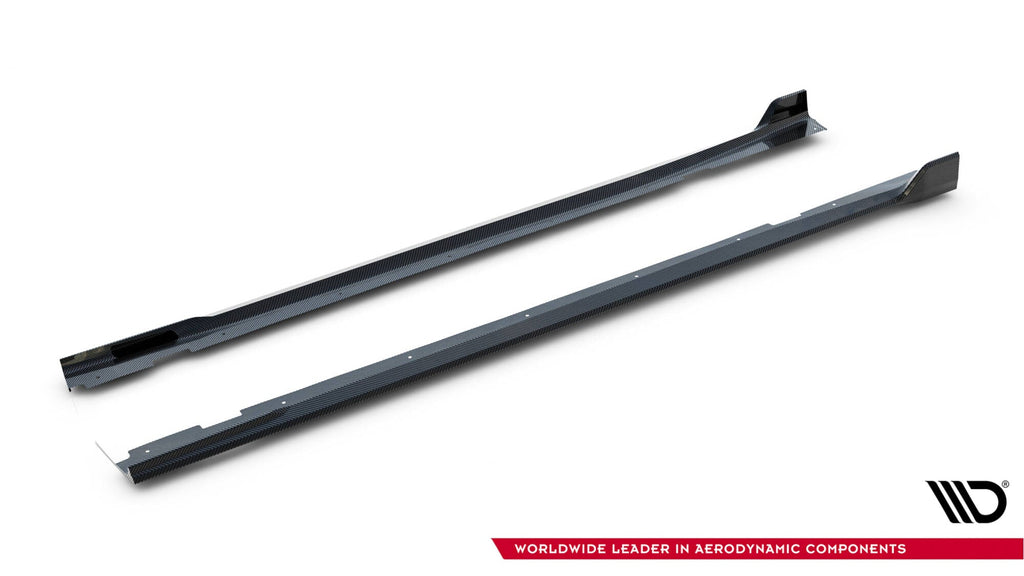 MAXTON DESIGN Carbon Fiber Side Skirts BMW X7 M-Pack G07 Facelift