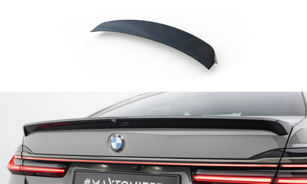 MAXTON DESIGN Carbon Fiber Tailgate Spoiler BMW 7 G11 / G11 Facelift