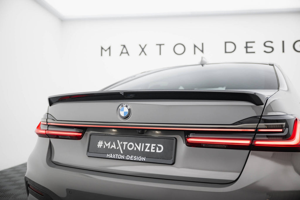 MAXTON DESIGN Carbon Fiber Tailgate Spoiler BMW 7 G11 / G11 Facelift