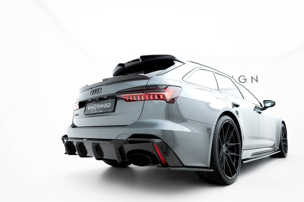 MAXTON DESIGN Carbon Fiber Tailgate Spoiler (Lower) Audi RS6 C8