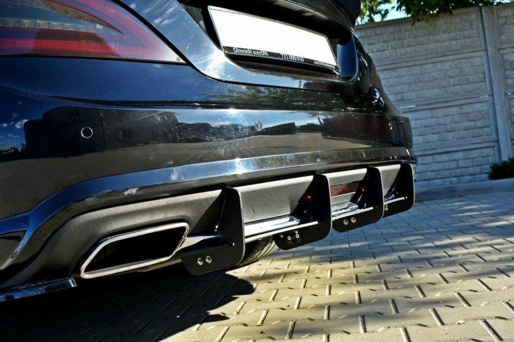 MAXTON DESIGN REAR DIFFUSER MERCEDES CLS C218 AMG LINE