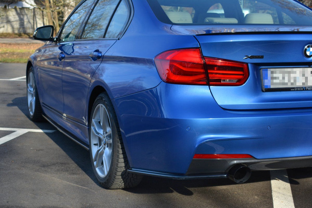 MAXTON DESIGN REAR SIDE SPLITTERS BMW 3-SERIES F30 PHASE-II SEDAN M-SPORT