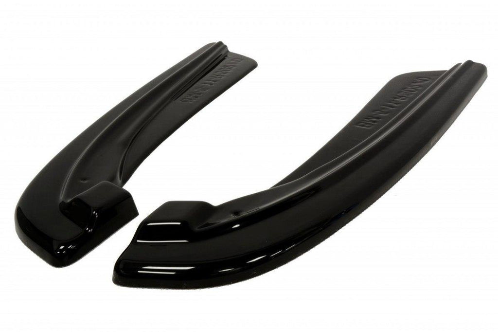 MAXTON DESIGN REAR SIDE SPLITTERS BMW 5 F11 M-PACK (FITS TWO DOUBLE EXHAUST ENDS)