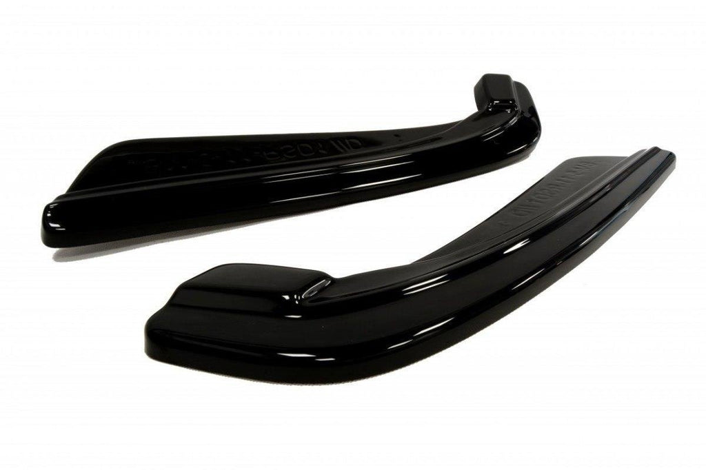 MAXTON DESIGN REAR SIDE SPLITTERS BMW 5 F11 M-PACK (FITS TWO SINGLE EXHAUST ENDS)