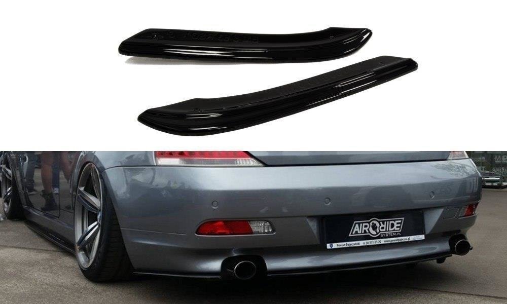 MAXTON DESIGN REAR SIDE SPLITTERS BMW 6 E63 / E64 (PREFACE MODEL)