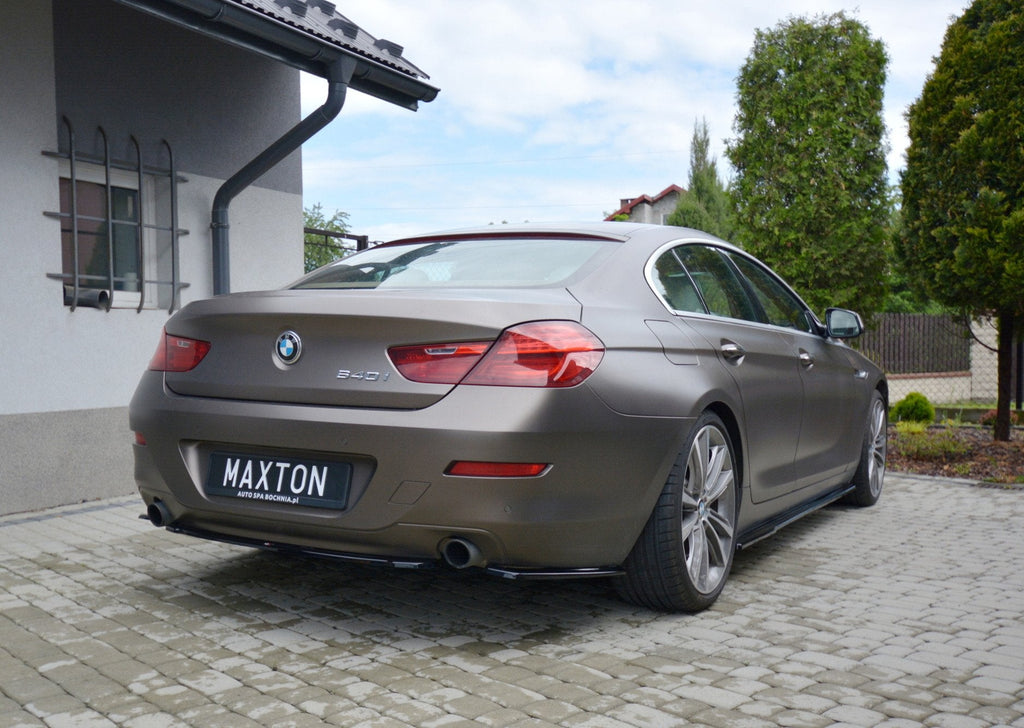 MAXTON DESIGN REAR SIDE SPLITTERS BMW 6 GRAN COUPÉ