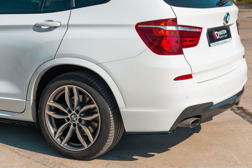 MAXTON DESIGN REAR SIDE SPLITTERS BMW X3 F25 M-PACK FACELIFT