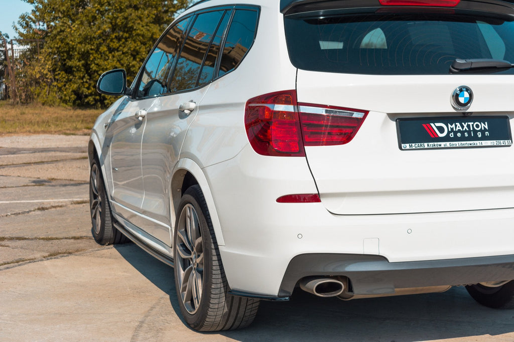 MAXTON DESIGN REAR SIDE SPLITTERS BMW X3 F25 M-PACK FACELIFT