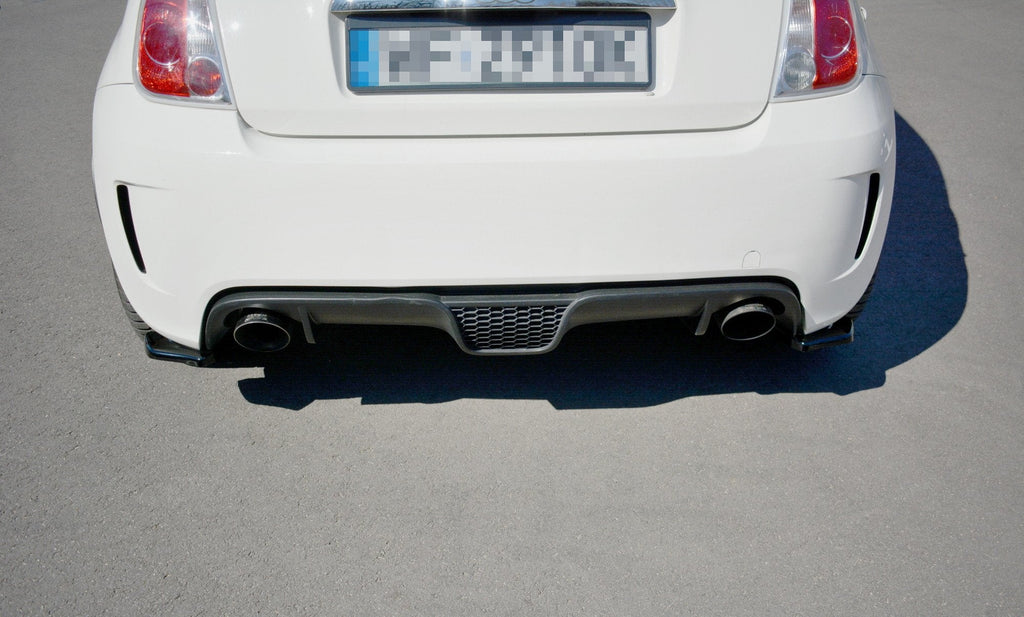 MAXTON DESIGN REAR SIDE SPLITTERS FIAT 500 ABARTH MK1