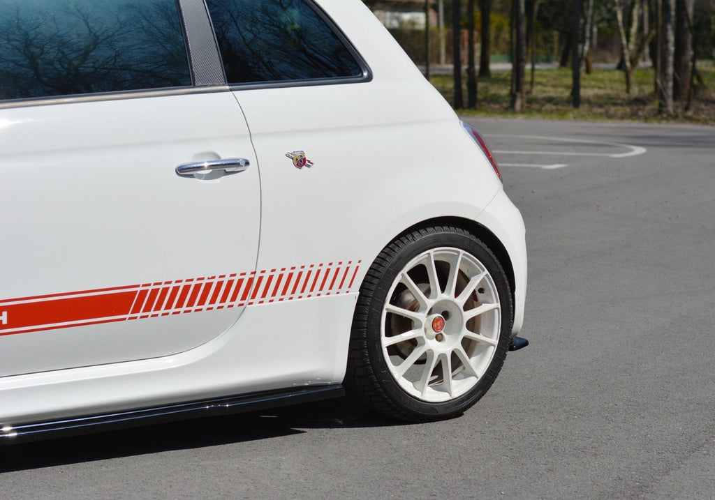 MAXTON DESIGN REAR SIDE SPLITTERS FIAT 500 ABARTH MK1