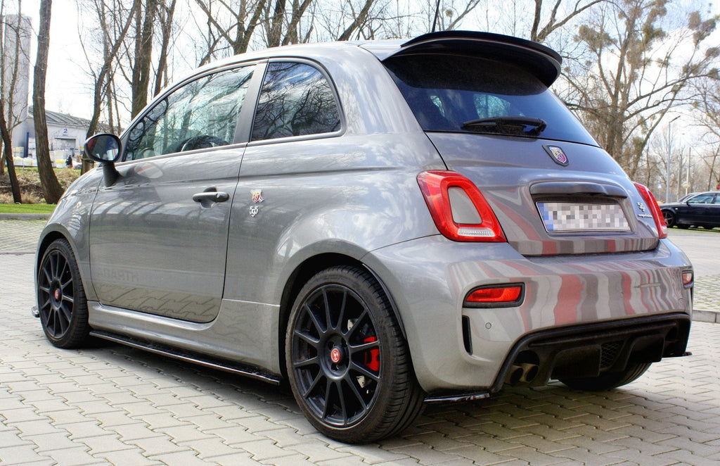 MAXTON DESIGN REAR SIDE SPLITTERS FIAT 500 ABARTH MK1 FACELIFT