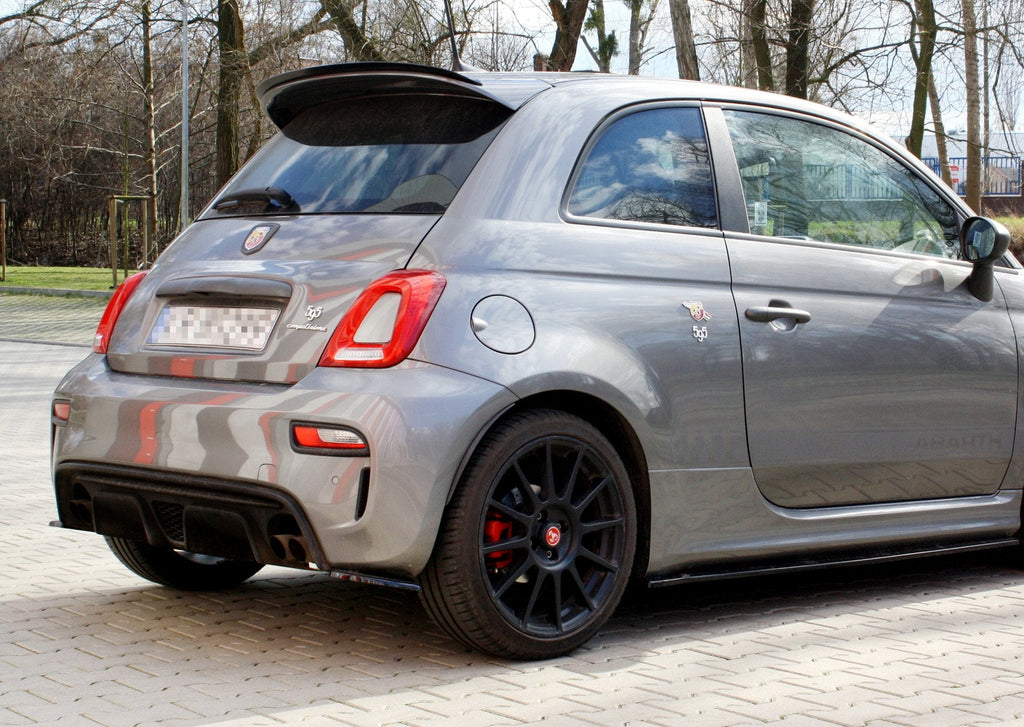 MAXTON DESIGN REAR SIDE SPLITTERS FIAT 500 ABARTH MK1 FACELIFT