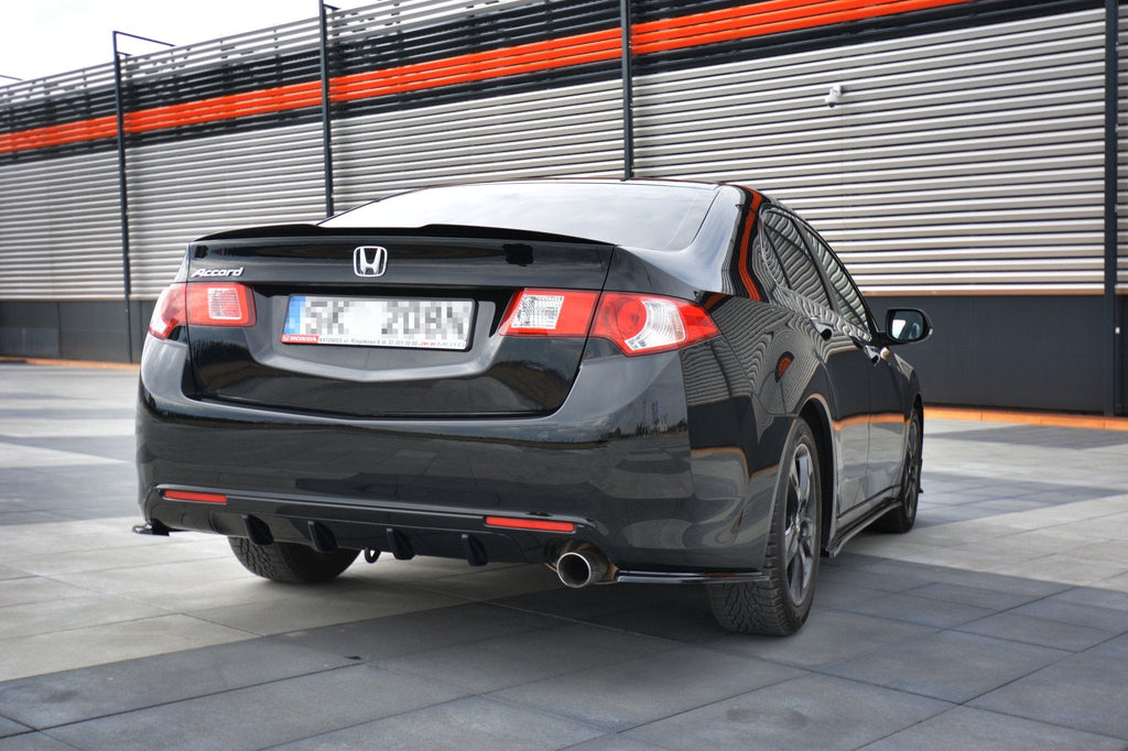 MAXTON DESIGN REAR SIDE SPLITTERS ACURA TSX CU2 PRE-FACELIFT / ACCORD MK8. (CU-SERIES) PREFACE SEDAN