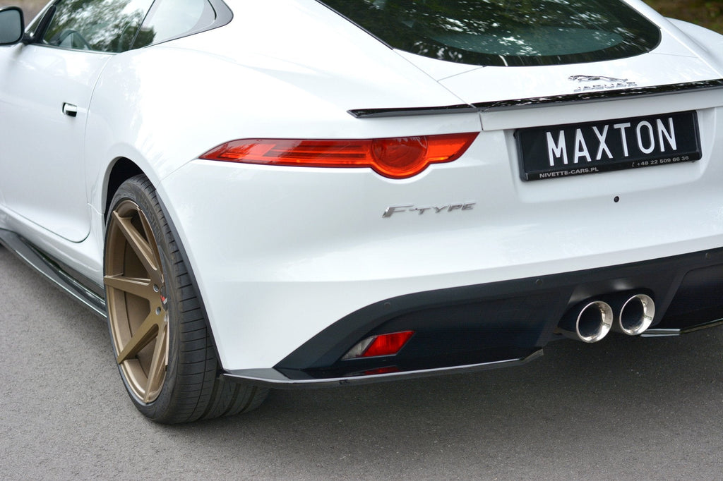 MAXTON DESIGN REAR SIDE SPLITTERS JAGUAR F-TYPE