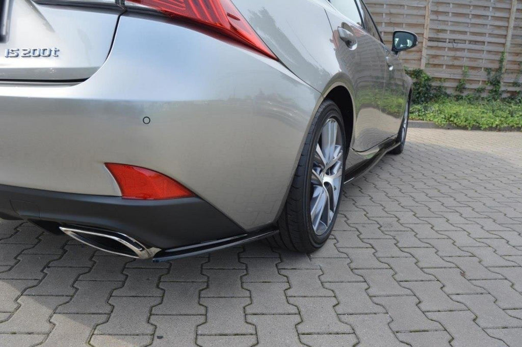 MAXTON DESIGN REAR SIDE SPLITTERS LEXUS IS MK3 FACELIFT T