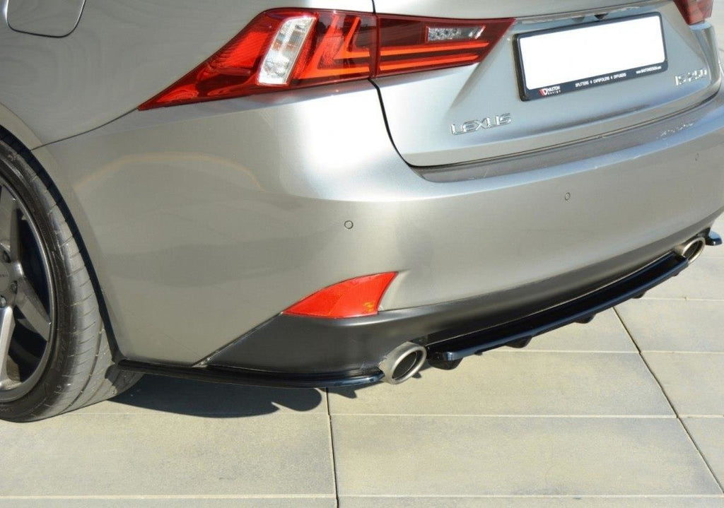 MAXTON DESIGN REAR SIDE SPLITTERS Lexus IS Mk3 T