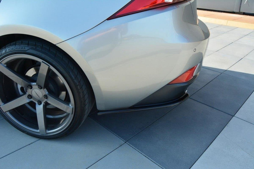 MAXTON DESIGN REAR SIDE SPLITTERS Lexus IS Mk3 T