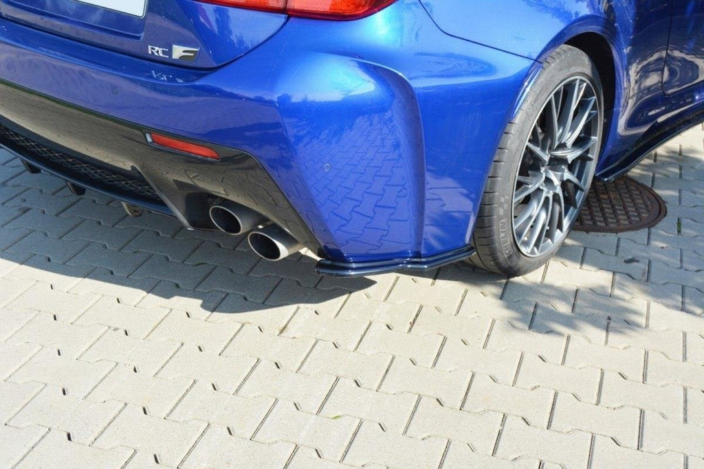 MAXTON DESIGN REAR SIDE SPLITTERS LEXUS RC F